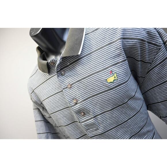 Byron Nelson Other - Vintage 90's Masters Byron Nelson Augusta National Striped Golf Polo Mens XL